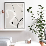 Shop Abstract Forms I Art Print a painted abstract themed wall art print from The Print Emporium wall artwork collection - Buy Australian made fine art painting style poster and framed prints for the home and your interior decor room, TPE-1211-AP