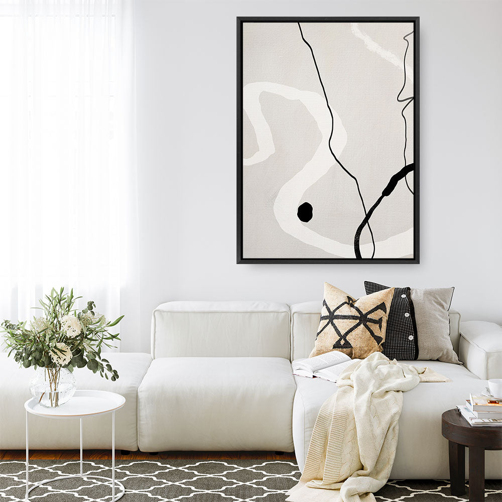 Shop Abstract Forms I Canvas Print a painted abstract themed framed canvas wall art print from The Print Emporium artwork collection - Buy Australian made fine art painting style stretched canvas prints for the home and your interior decor space, TPE-1211-CA-35X46-NF