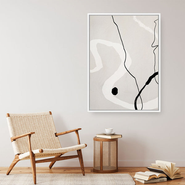 Shop Abstract Forms I Canvas Print a painted abstract themed framed canvas wall art print from The Print Emporium artwork collection - Buy Australian made fine art painting style stretched canvas prints for the home and your interior decor space, TPE-1211-CA-35X46-NF