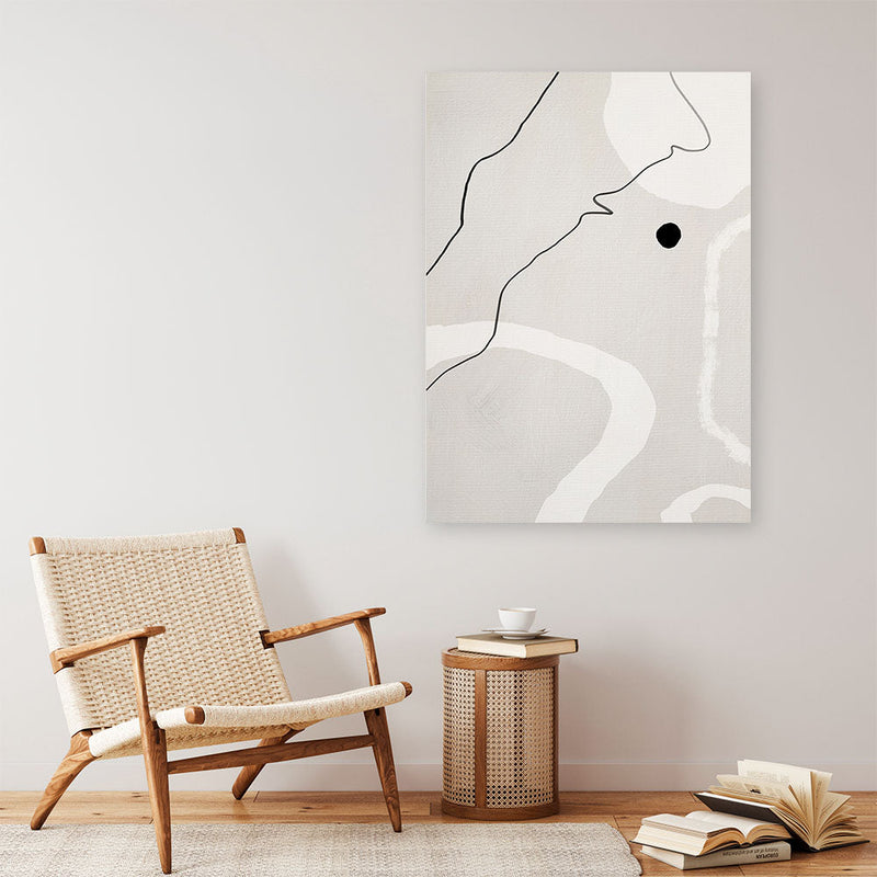 Shop Abstract Forms II Canvas Print a painted abstract themed framed canvas wall art print from The Print Emporium artwork collection - Buy Australian made fine art painting style stretched canvas prints for the home and your interior decor space, TPE-1212-CA-35X46-NF