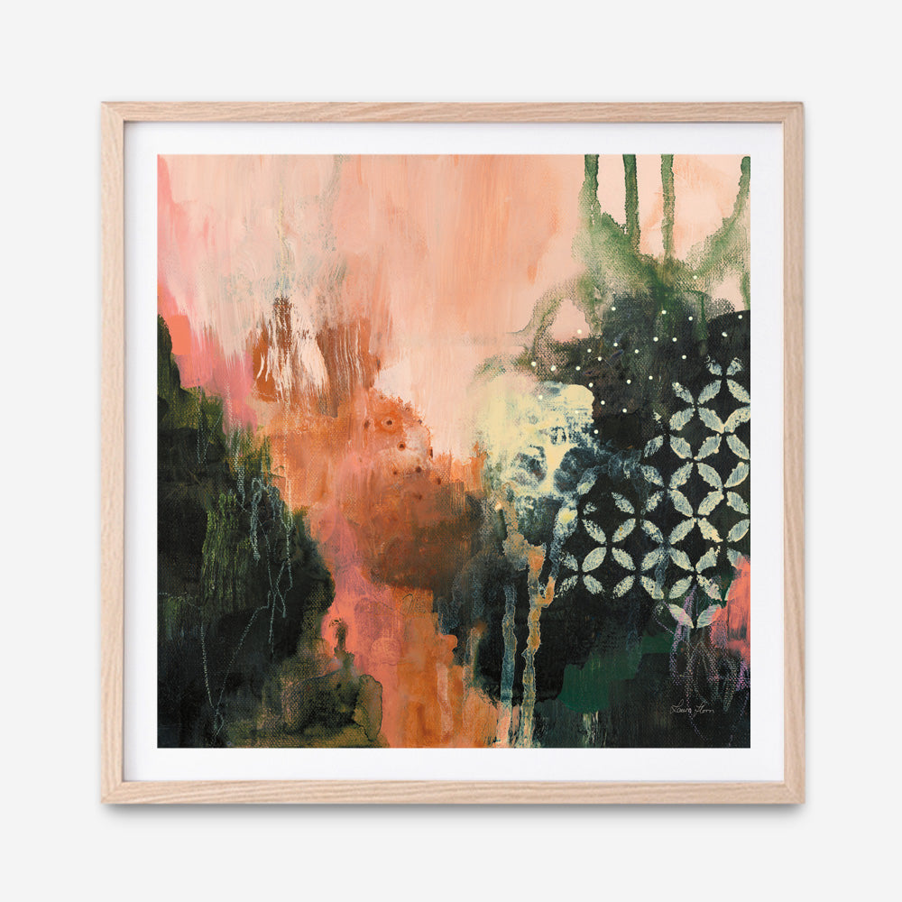 Shop Abstract Layers I Sunrise (Square) Art Print a painted abstract themed wall art print from The Print Emporium wall artwork collection - Buy Australian made fine art painting style poster and framed prints for the home and your interior decor room, TPE-WA-73160-AP