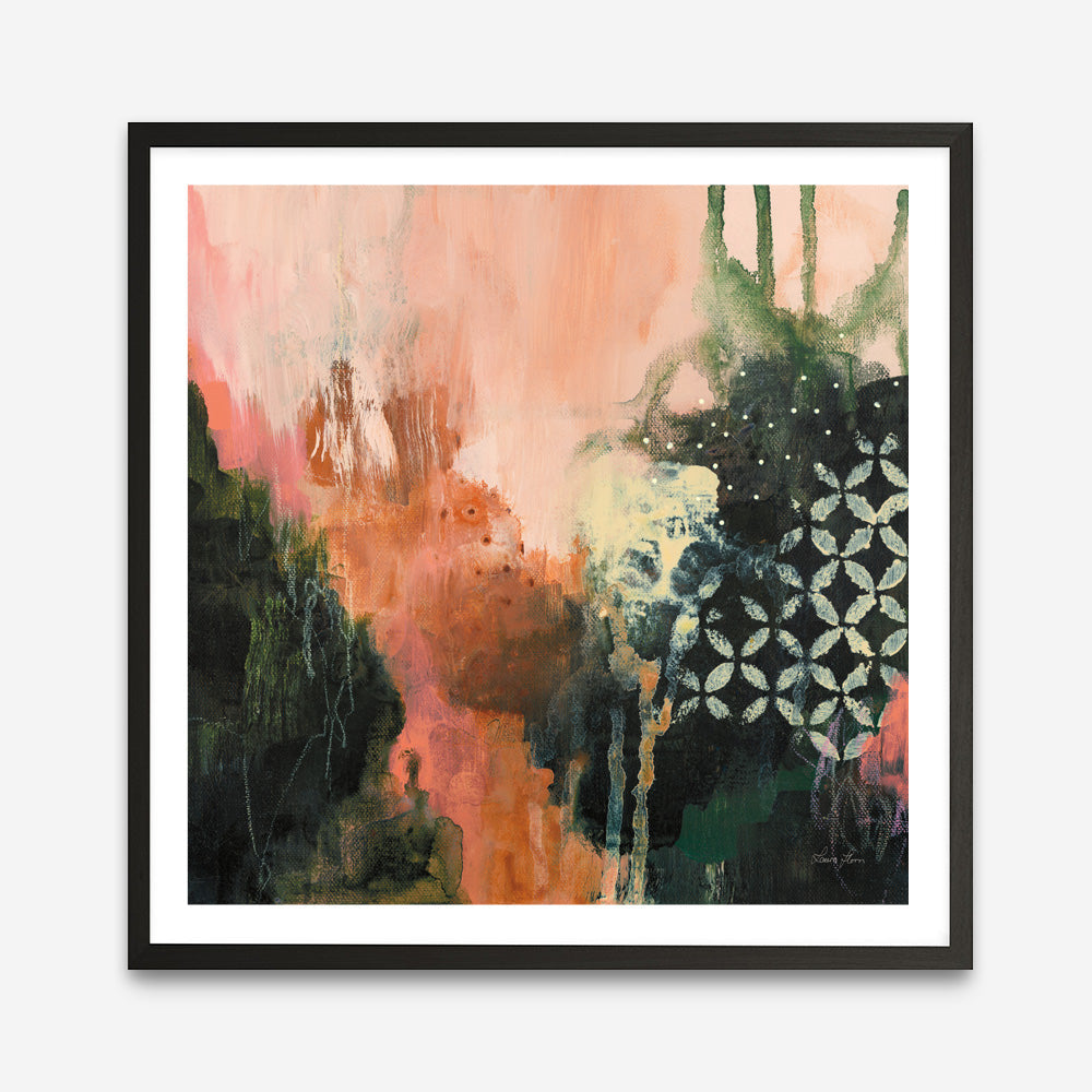 Shop Abstract Layers I Sunrise (Square) Art Print a painted abstract themed wall art print from The Print Emporium wall artwork collection - Buy Australian made fine art painting style poster and framed prints for the home and your interior decor room, TPE-WA-73160-AP