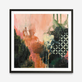 Shop Abstract Layers I Sunrise (Square) Art Print a painted abstract themed wall art print from The Print Emporium wall artwork collection - Buy Australian made fine art painting style poster and framed prints for the home and your interior decor room, TPE-WA-73160-AP