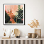 Shop Abstract Layers I Sunrise (Square) Art Print a painted abstract themed wall art print from The Print Emporium wall artwork collection - Buy Australian made fine art painting style poster and framed prints for the home and your interior decor room, TPE-WA-73160-AP