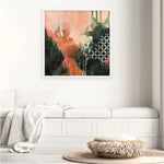 Shop Abstract Layers I Sunrise (Square) Art Print a painted abstract themed wall art print from The Print Emporium wall artwork collection - Buy Australian made fine art painting style poster and framed prints for the home and your interior decor room, TPE-WA-73160-AP