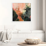 Shop Abstract Layers I Sunrise (Square) Art Print a painted abstract themed wall art print from The Print Emporium wall artwork collection - Buy Australian made fine art painting style poster and framed prints for the home and your interior decor room, TPE-WA-73160-AP