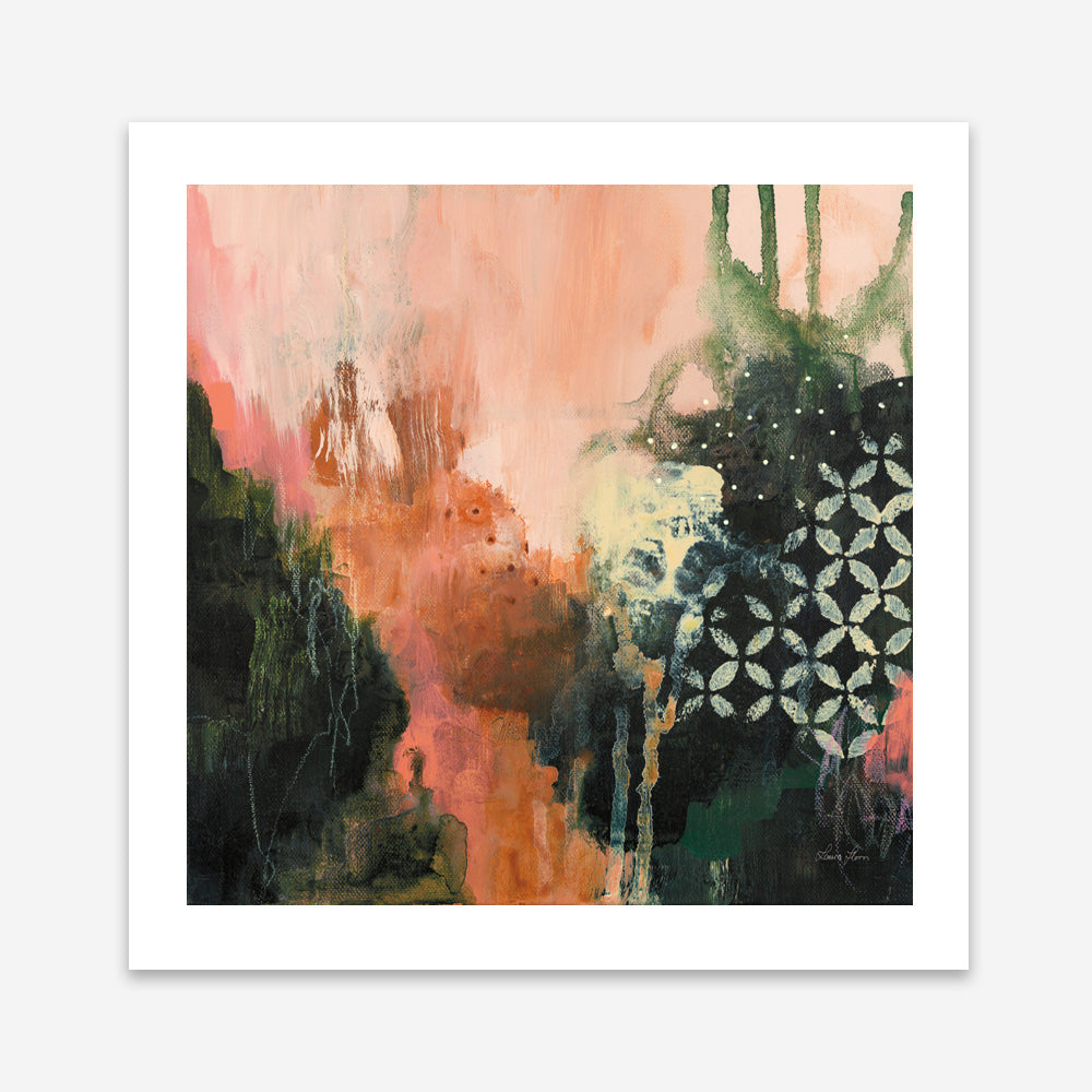 Shop Abstract Layers I Sunrise (Square) Art Print a painted abstract themed wall art print from The Print Emporium wall artwork collection - Buy Australian made fine art painting style poster and framed prints for the home and your interior decor room, TPE-WA-73160-AP