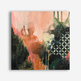Shop Abstract Layers I Sunrise (Square) Canvas Print a painted abstract themed framed canvas wall art print from The Print Emporium artwork collection - Buy Australian made fine art painting style stretched canvas prints for the home and your interior decor space, TPE-WA-73160-CA-40X40-NF