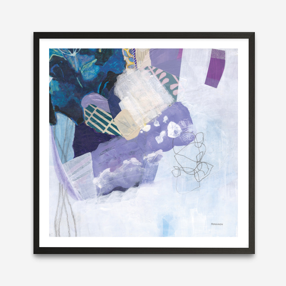 Shop Abstract Layers II Purple (Square) Art Print a painted abstract themed wall art print from The Print Emporium wall artwork collection - Buy Australian made fine art painting style poster and framed prints for the home and your interior decor room, TPE-WA-72103-AP