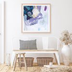 Shop Abstract Layers II Purple (Square) Art Print a painted abstract themed wall art print from The Print Emporium wall artwork collection - Buy Australian made fine art painting style poster and framed prints for the home and your interior decor room, TPE-WA-72103-AP