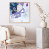 Shop Abstract Layers II Purple (Square) Art Print a painted abstract themed wall art print from The Print Emporium wall artwork collection - Buy Australian made fine art painting style poster and framed prints for the home and your interior decor room, TPE-WA-72103-AP
