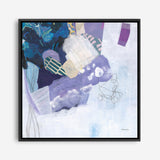 Shop Abstract Layers II Purple (Square) Canvas Print a painted abstract themed framed canvas wall art print from The Print Emporium artwork collection - Buy Australian made fine art painting style stretched canvas prints for the home and your interior decor space, TPE-WA-72103-CA-40X40-NF