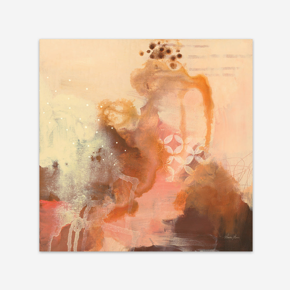 Shop Abstract Layers II Sunrise (Square) Art Print a painted abstract themed wall art print from The Print Emporium wall artwork collection - Buy Australian made fine art painting style poster and framed prints for the home and your interior decor room, TPE-WA-73161-AP