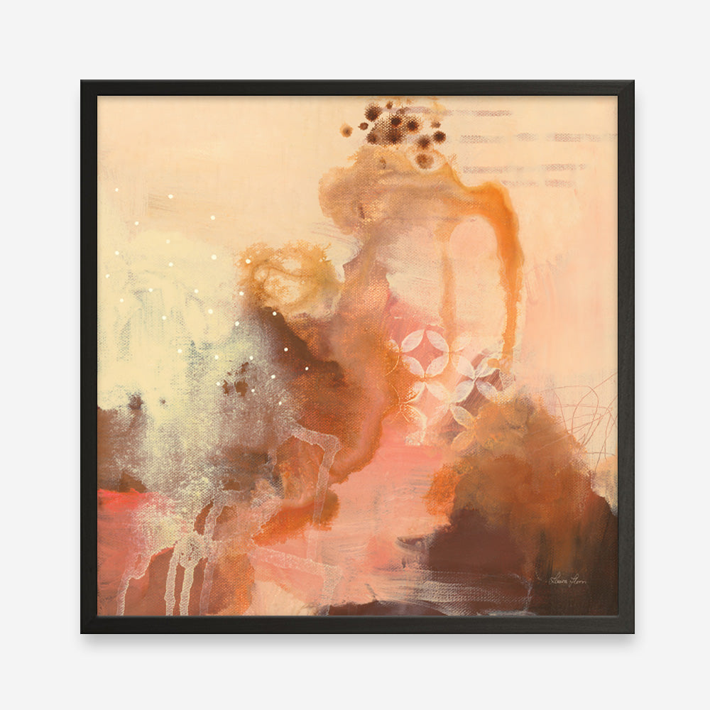 Shop Abstract Layers II Sunrise (Square) Art Print a painted abstract themed wall art print from The Print Emporium wall artwork collection - Buy Australian made fine art painting style poster and framed prints for the home and your interior decor room, TPE-WA-73161-AP