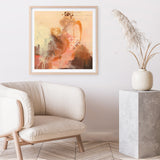 Shop Abstract Layers II Sunrise (Square) Art Print a painted abstract themed wall art print from The Print Emporium wall artwork collection - Buy Australian made fine art painting style poster and framed prints for the home and your interior decor room, TPE-WA-73161-AP