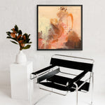 Shop Abstract Layers II Sunrise (Square) Art Print a painted abstract themed wall art print from The Print Emporium wall artwork collection - Buy Australian made fine art painting style poster and framed prints for the home and your interior decor room, TPE-WA-73161-AP