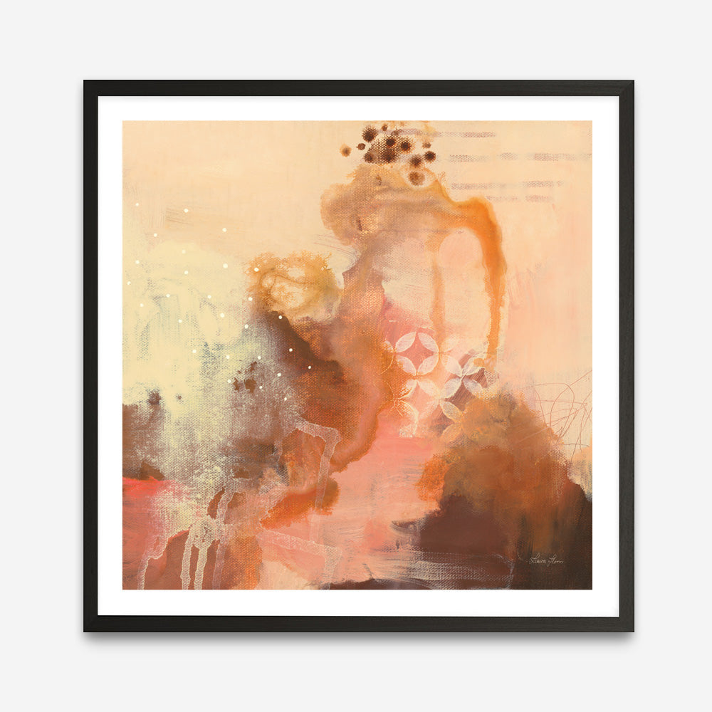 Shop Abstract Layers II Sunrise (Square) Art Print a painted abstract themed wall art print from The Print Emporium wall artwork collection - Buy Australian made fine art painting style poster and framed prints for the home and your interior decor room, TPE-WA-73161-AP