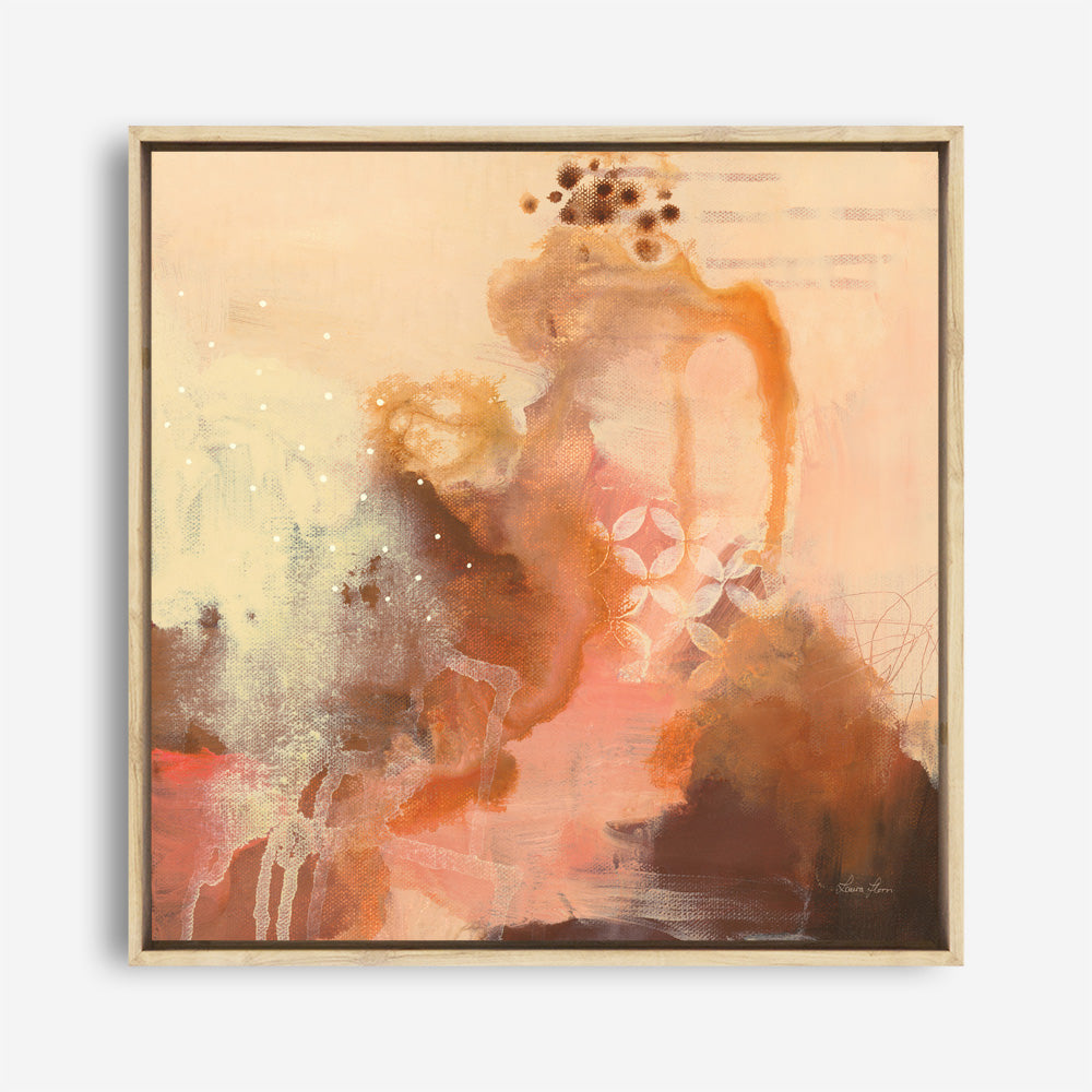 Shop Abstract Layers II Sunrise (Square) Canvas Print a painted abstract themed framed canvas wall art print from The Print Emporium artwork collection - Buy Australian made fine art painting style stretched canvas prints for the home and your interior decor space, TPE-WA-73161-CA-40X40-NF