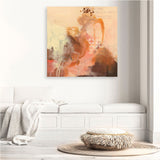 Shop Abstract Layers II Sunrise (Square) Canvas Print a painted abstract themed framed canvas wall art print from The Print Emporium artwork collection - Buy Australian made fine art painting style stretched canvas prints for the home and your interior decor space, TPE-WA-73161-CA-40X40-NF