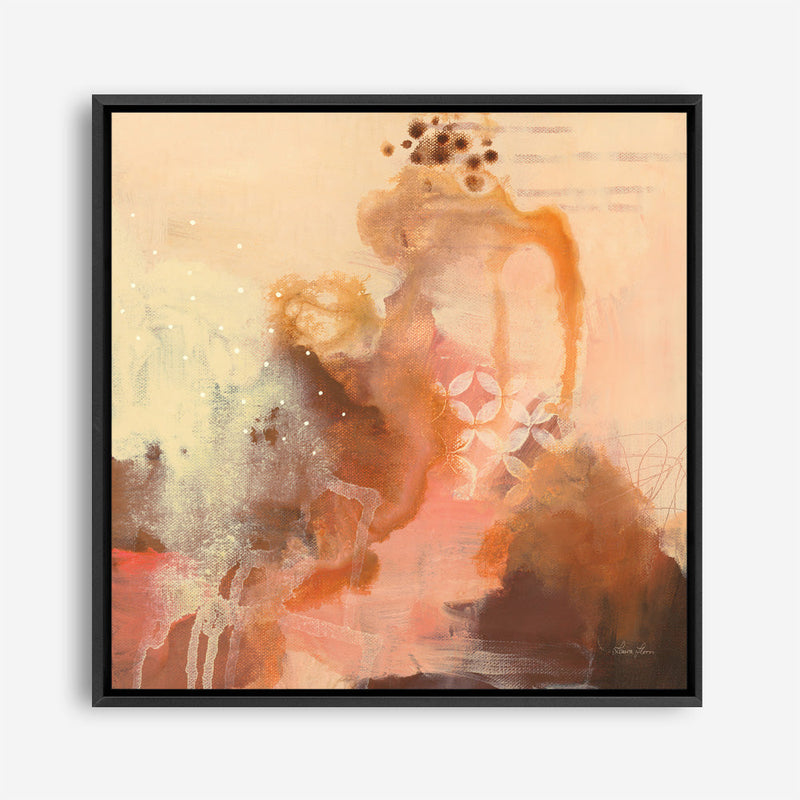 Shop Abstract Layers II Sunrise (Square) Canvas Print a painted abstract themed framed canvas wall art print from The Print Emporium artwork collection - Buy Australian made fine art painting style stretched canvas prints for the home and your interior decor space, TPE-WA-73161-CA-40X40-NF