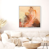 Shop Abstract Layers II Sunrise (Square) Canvas Print a painted abstract themed framed canvas wall art print from The Print Emporium artwork collection - Buy Australian made fine art painting style stretched canvas prints for the home and your interior decor space, TPE-WA-73161-CA-40X40-NF