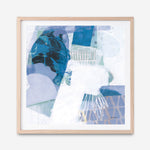 Shop Abstract Layers III Blue (Square) Art Print a painted abstract themed wall art print from The Print Emporium wall artwork collection - Buy Australian made fine art painting style poster and framed prints for the home and your interior decor room, TPE-WA-72694-AP