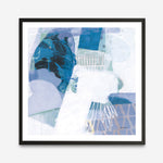 Shop Abstract Layers III Blue (Square) Art Print a painted abstract themed wall art print from The Print Emporium wall artwork collection - Buy Australian made fine art painting style poster and framed prints for the home and your interior decor room, TPE-WA-72694-AP