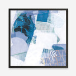 Shop Abstract Layers III Blue (Square) Art Print a painted abstract themed wall art print from The Print Emporium wall artwork collection - Buy Australian made fine art painting style poster and framed prints for the home and your interior decor room, TPE-WA-72694-AP