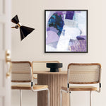 Shop Abstract Layers III Purple (Square) Art Print a painted abstract themed wall art print from The Print Emporium wall artwork collection - Buy Australian made fine art painting style poster and framed prints for the home and your interior decor room, TPE-WA-72104-AP