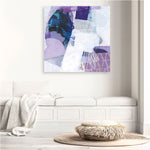 Shop Abstract Layers III Purple (Square) Canvas Print a painted abstract themed framed canvas wall art print from The Print Emporium artwork collection - Buy Australian made fine art painting style stretched canvas prints for the home and your interior decor space, TPE-WA-72104-CA-40X40-NF