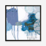 Shop Abstract Layers IV Blue (Square) Art Print a painted abstract themed wall art print from The Print Emporium wall artwork collection - Buy Australian made fine art painting style poster and framed prints for the home and your interior decor room, TPE-WA-72695-AP