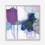 Shop Abstract Layers IV Purple (Square) Art Print a painted abstract themed wall art print from The Print Emporium wall artwork collection - Buy Australian made fine art painting style poster and framed prints for the home and your interior decor room, TPE-WA-72105-AP