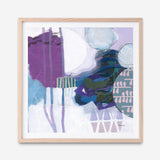 Shop Abstract Layers IV Purple (Square) Art Print a painted abstract themed wall art print from The Print Emporium wall artwork collection - Buy Australian made fine art painting style poster and framed prints for the home and your interior decor room, TPE-WA-72105-AP