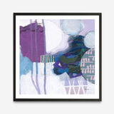 Shop Abstract Layers IV Purple (Square) Art Print a painted abstract themed wall art print from The Print Emporium wall artwork collection - Buy Australian made fine art painting style poster and framed prints for the home and your interior decor room, TPE-WA-72105-AP