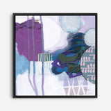 Shop Abstract Layers IV Purple (Square) Canvas Print a painted abstract themed framed canvas wall art print from The Print Emporium artwork collection - Buy Australian made fine art painting style stretched canvas prints for the home and your interior decor space, TPE-WA-72105-CA-40X40-NF