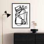 Shop Abstract Line Art Print a painted abstract themed wall art print from The Print Emporium wall artwork collection - Buy Australian made fine art painting style poster and framed prints for the home and your interior decor room, TPE-DH-001-AP