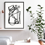 Shop Abstract Line Art Print a painted abstract themed wall art print from The Print Emporium wall artwork collection - Buy Australian made fine art painting style poster and framed prints for the home and your interior decor room, TPE-DH-001-AP