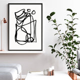 Shop Abstract Line Art Print a painted abstract themed wall art print from The Print Emporium wall artwork collection - Buy Australian made fine art painting style poster and framed prints for the home and your interior decor room, TPE-DH-001-AP