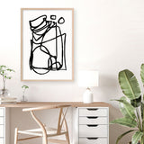 Shop Abstract Line Art Print a painted abstract themed wall art print from The Print Emporium wall artwork collection - Buy Australian made fine art painting style poster and framed prints for the home and your interior decor room, TPE-DH-001-AP