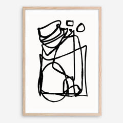 Shop Abstract Line Art Print a painted abstract themed wall art print from The Print Emporium wall artwork collection - Buy Australian made fine art painting style poster and framed prints for the home and your interior decor room, TPE-DH-001-AP