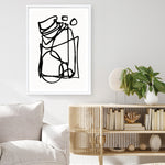 Shop Abstract Line Art Print a painted abstract themed wall art print from The Print Emporium wall artwork collection - Buy Australian made fine art painting style poster and framed prints for the home and your interior decor room, TPE-DH-001-AP
