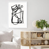 Shop Abstract Line Art Print a painted abstract themed wall art print from The Print Emporium wall artwork collection - Buy Australian made fine art painting style poster and framed prints for the home and your interior decor room, TPE-DH-001-AP