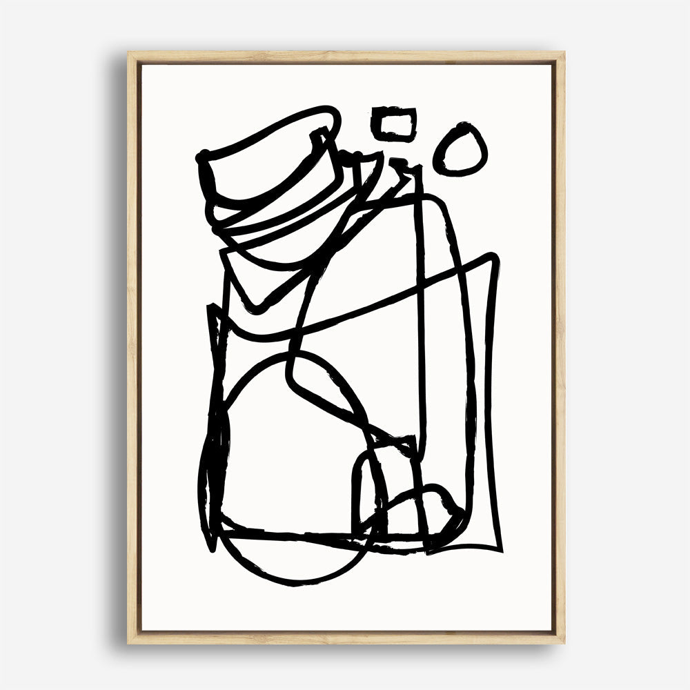 Shop Abstract Line Canvas Print a painted abstract themed framed canvas wall art print from The Print Emporium artwork collection - Buy Australian made fine art painting style stretched canvas prints for the home and your interior decor space, TPE-DH-001-CA-35X46-NF