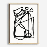 Shop Abstract Line Canvas Print a painted abstract themed framed canvas wall art print from The Print Emporium artwork collection - Buy Australian made fine art painting style stretched canvas prints for the home and your interior decor space, TPE-DH-001-CA-35X46-NF