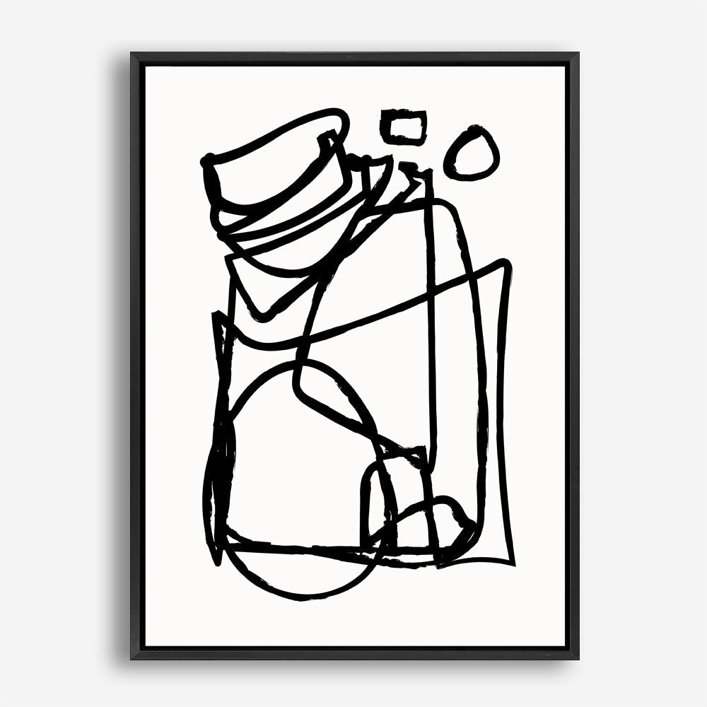 Shop Abstract Line Canvas Print a painted abstract themed framed canvas wall art print from The Print Emporium artwork collection - Buy Australian made fine art painting style stretched canvas prints for the home and your interior decor space, TPE-DH-001-CA-35X46-NF