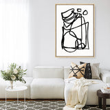 Shop Abstract Line Canvas Print a painted abstract themed framed canvas wall art print from The Print Emporium artwork collection - Buy Australian made fine art painting style stretched canvas prints for the home and your interior decor space, TPE-DH-001-CA-35X46-NF