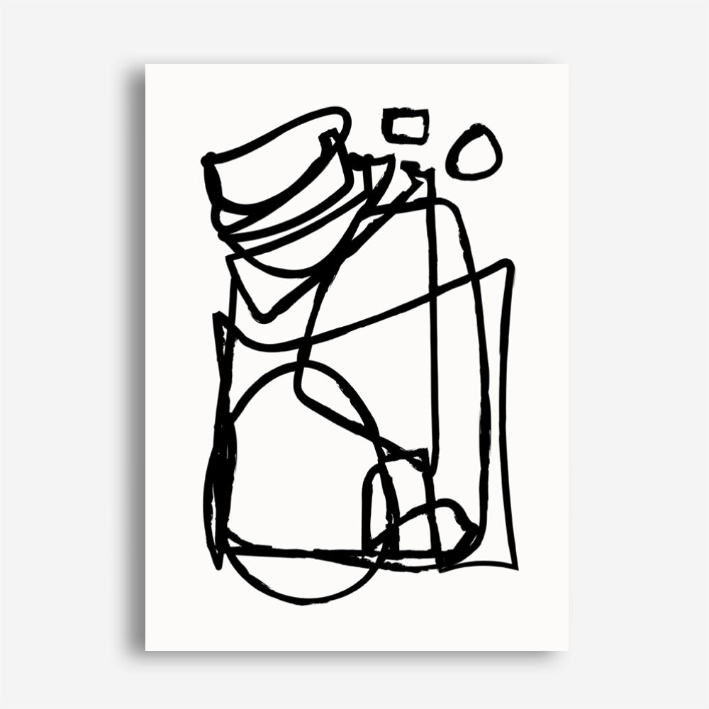 Shop Abstract Line Canvas Print a painted abstract themed framed canvas wall art print from The Print Emporium artwork collection - Buy Australian made fine art painting style stretched canvas prints for the home and your interior decor space, TPE-DH-001-CA-35X46-NF