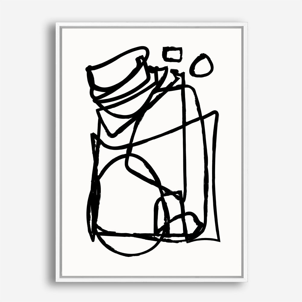 Shop Abstract Line Canvas Print a painted abstract themed framed canvas wall art print from The Print Emporium artwork collection - Buy Australian made fine art painting style stretched canvas prints for the home and your interior decor space, TPE-DH-001-CA-35X46-NF