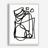 Shop Abstract Line Canvas Print a painted abstract themed framed canvas wall art print from The Print Emporium artwork collection - Buy Australian made fine art painting style stretched canvas prints for the home and your interior decor space, TPE-DH-001-CA-35X46-NF