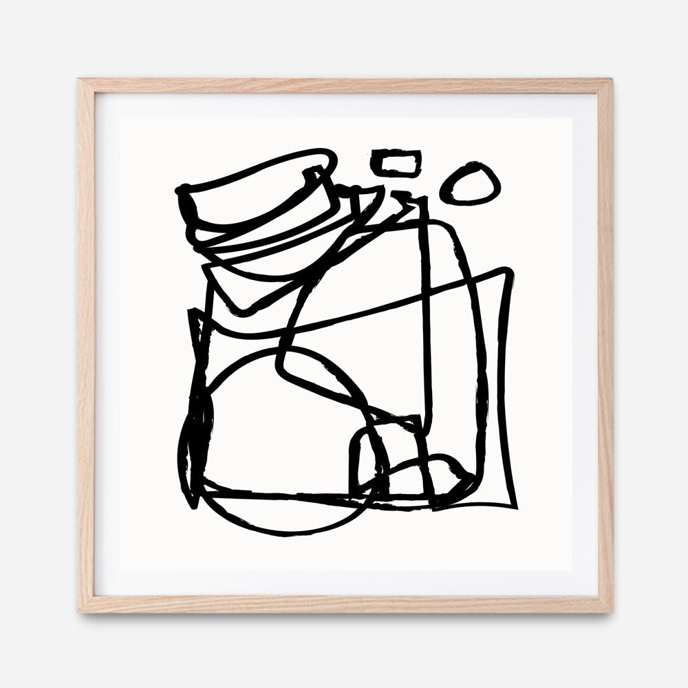 Shop Abstract Line (Square) Art Print a painted abstract themed wall art print from The Print Emporium wall artwork collection - Buy Australian made fine art painting style poster and framed prints for the home and your interior decor room, TPE-DH-231-AP